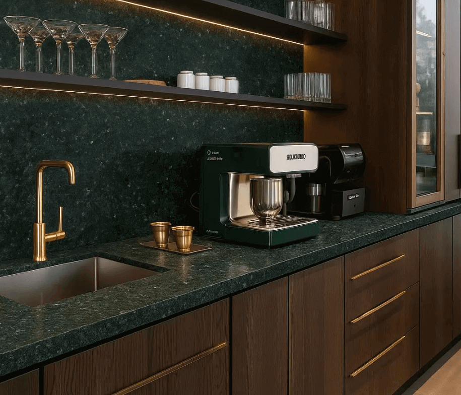 Granit labrador vert