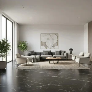 Marbre noir marquina